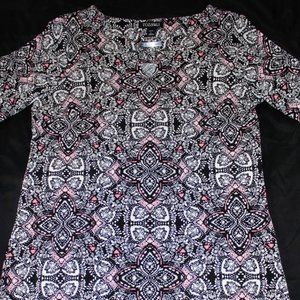 Roz & Ali patterned tunic dress